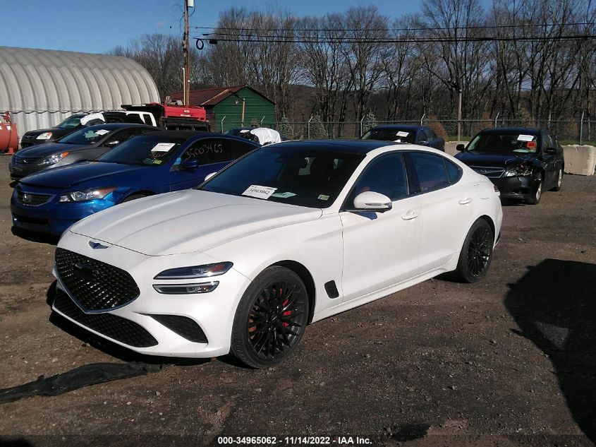 2022 GENESIS G70 3.3T LAUNCH EDITION VIN: KMTG14TE5NU082965