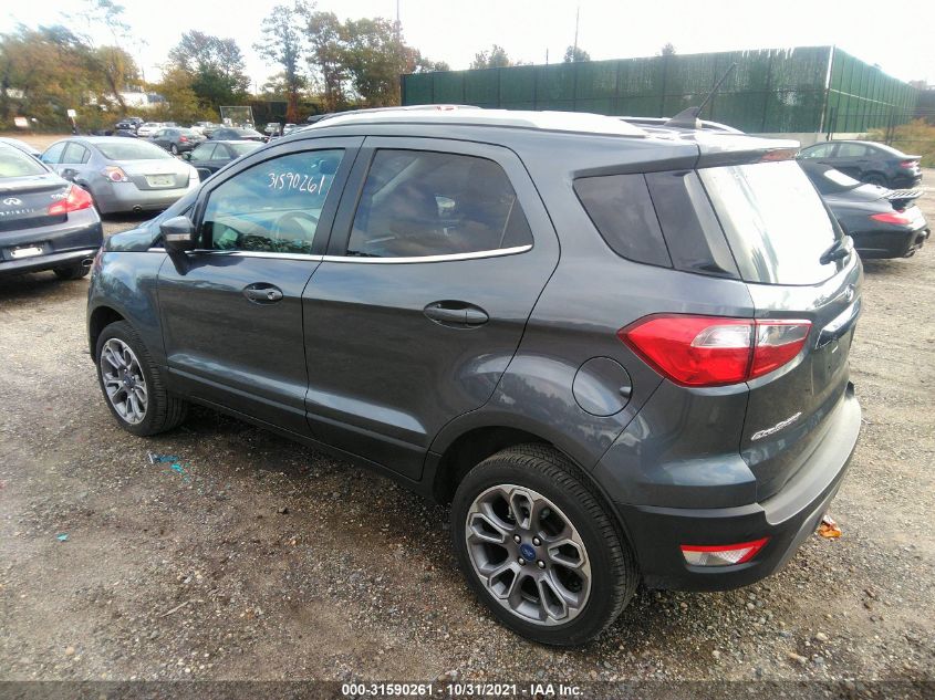 2020 FORD ECOSPORT TITANIUM VIN: MAJ6S3KL5LC311669