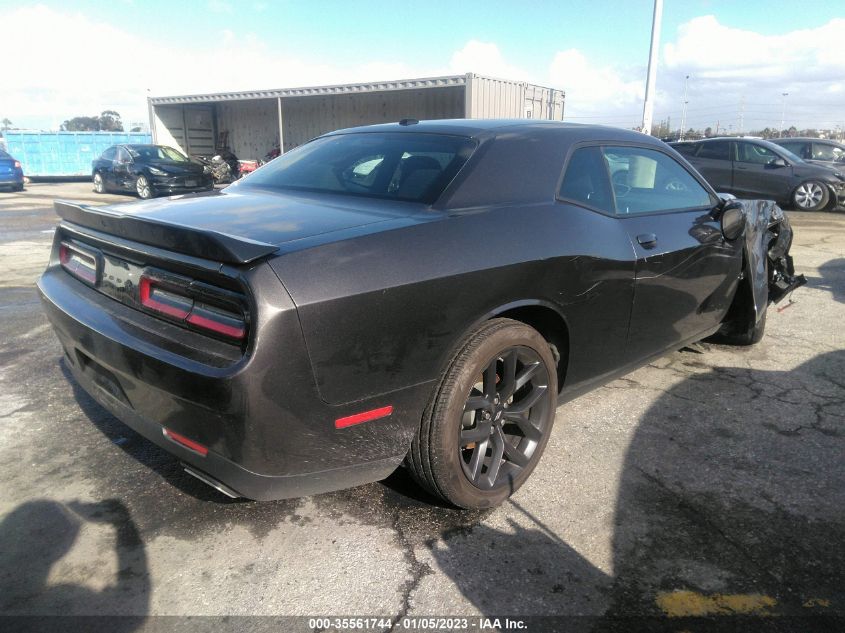 2022 DODGE CHALLENGER SXT VIN: 2C3CDZAG2NH165203