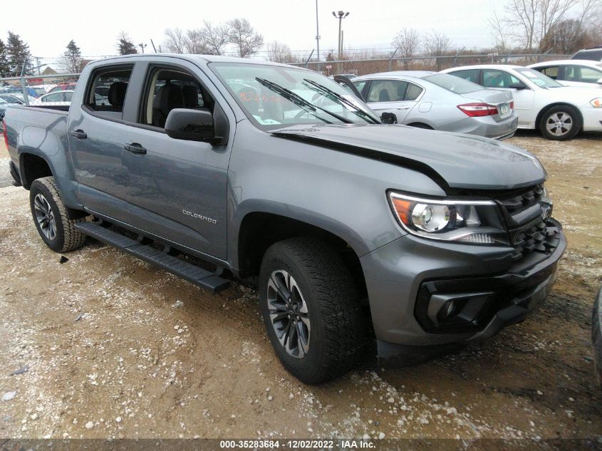2021 CHEVROLET COLORADO 4WD Z71 VIN: 1GCGTDEN7M1159292