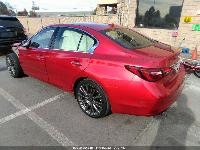 2020 INFINITI Q50 RED SPORT 400 VIN: JN1FV7AP7LM630257