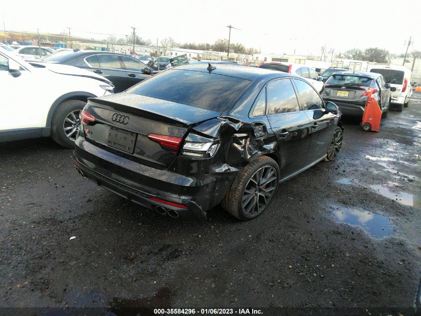 2021 AUDI S4 PRESTIGE VIN: WAUC4AF47MA086759