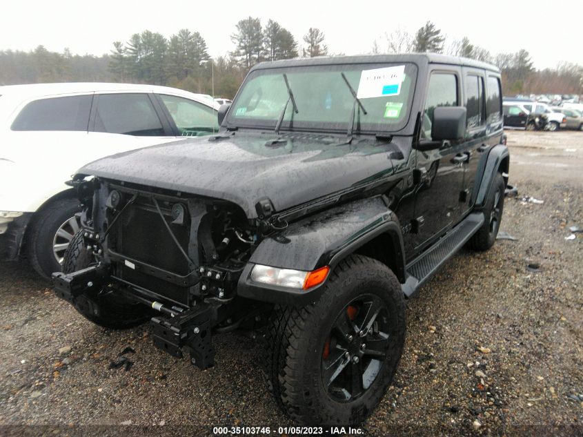 2021 JEEP WRANGLER UNLIMITED SAHARA ALTITUDE VIN: 1C4HJXEN3MW867389