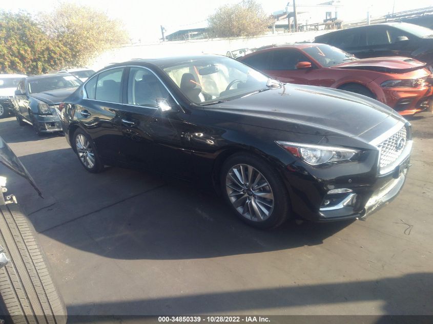 2021 INFINITI Q50 3.0T LUXE VIN: JN1EV7BP7MM706202