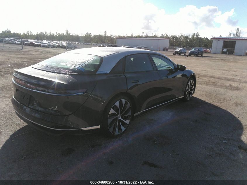 2022 LUCID AIR GRAND TOURING VIN: 50EA1GBA5NA005448