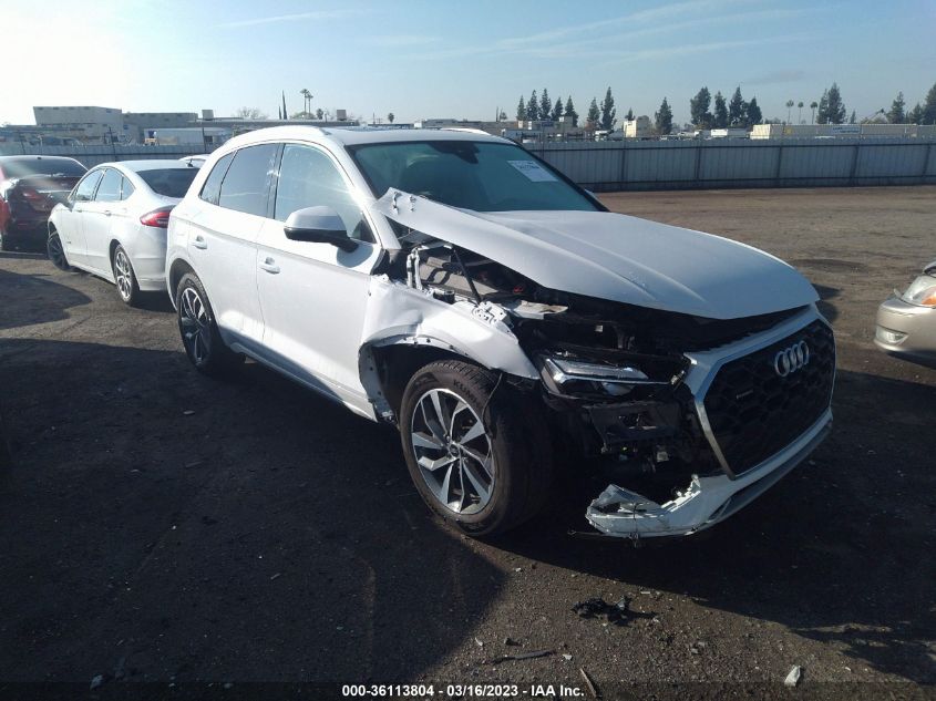 2022 AUDI Q5 S LINE PREMIUM VIN: WA1GAAFY4N2096719