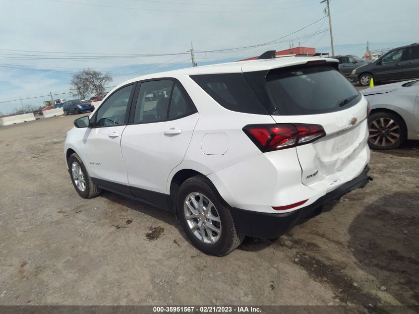 2022 CHEVROLET EQUINOX LS VIN: 2GNAXHEV5N6128436