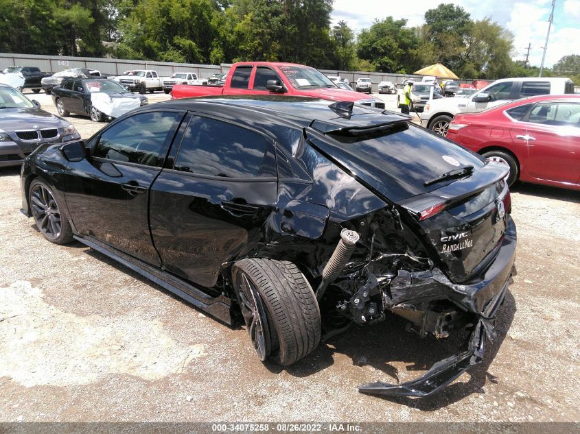 2021 HONDA CIVIC HATCHBACK SPORT VIN: SHHFK7G42MU219490