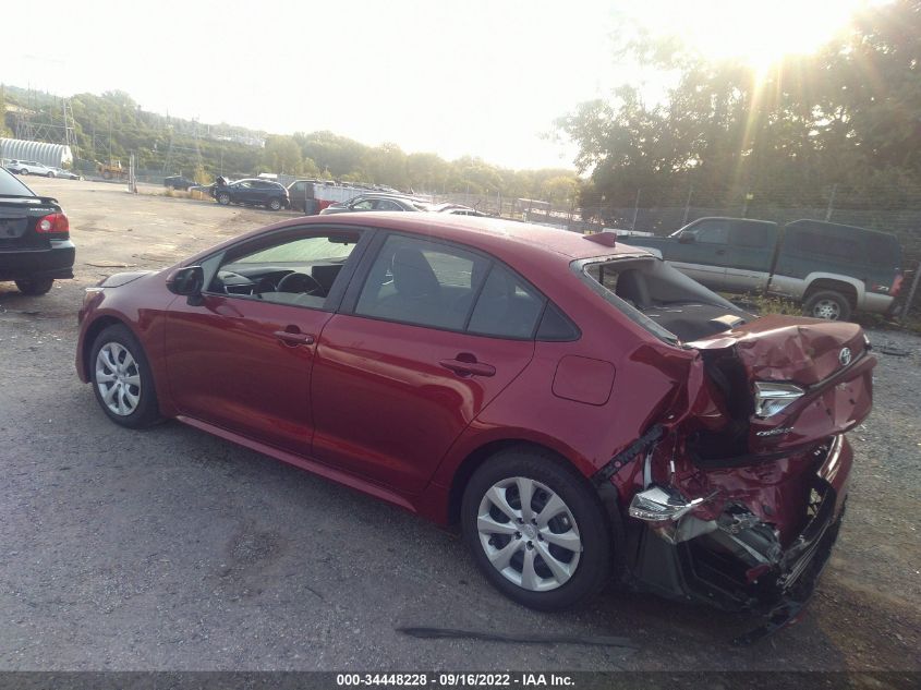 2022 TOYOTA COROLLA LE VIN: JTDEPMAE3NJ229082