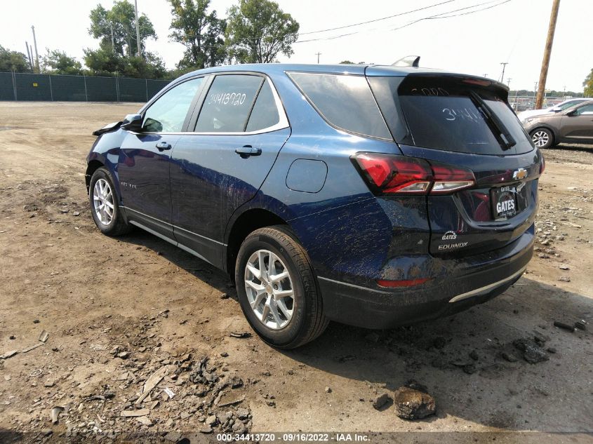 2022 CHEVROLET EQUINOX LT VIN: 3GNAXKEV2NL276391