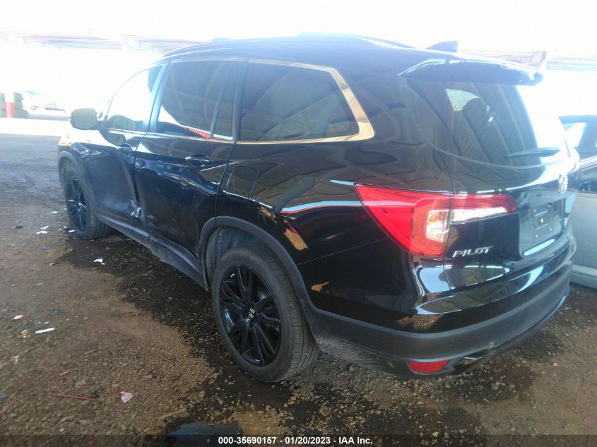2021 HONDA PILOT SPECIAL EDITION VIN: 5FNYF6H26MB010100