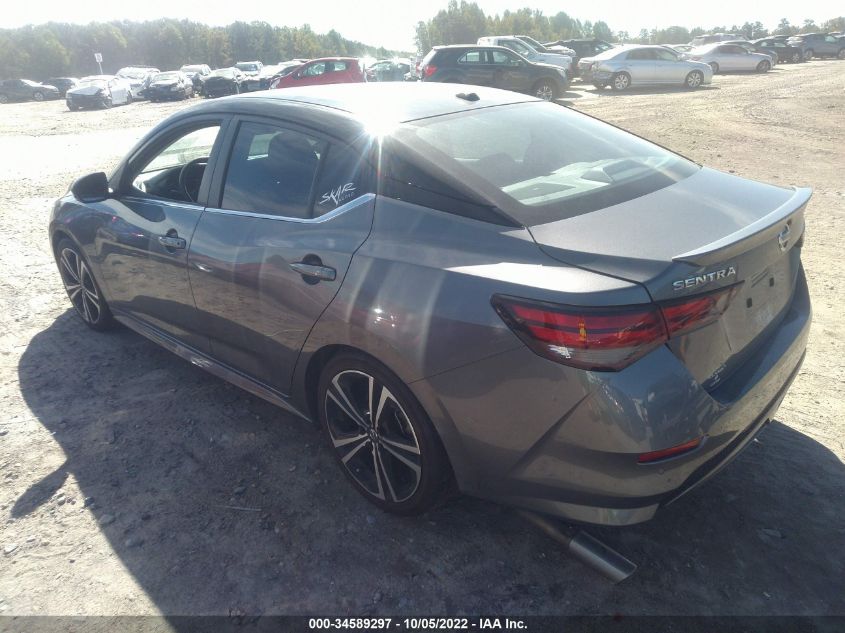2021 NISSAN SENTRA SR VIN: 3N1AB8DV1MY212522