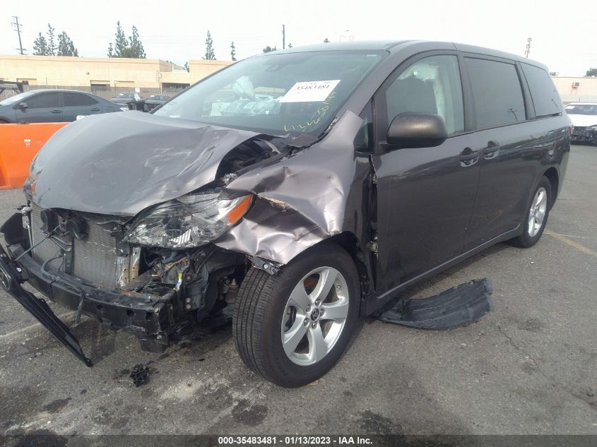2020 TOYOTA SIENNA L VIN: 5TDZZ3DCXLS059514
