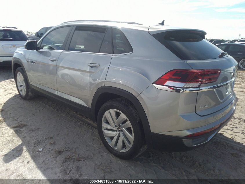 2021 VOLKSWAGEN ATLAS CROSS SPORT 3.6L V6 SE W/TECHNOLOGY VIN: 1V2JE2CA0MC241596