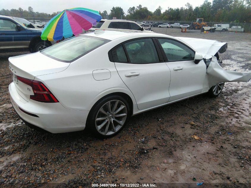 2021 VOLVO S60 MOMENTUM VIN: 7JR102FK3MG094835