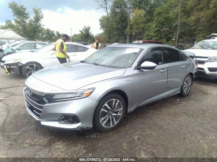 2021 HONDA ACCORD HYBRID EX VIN: 1HGCV3F4XMA012300