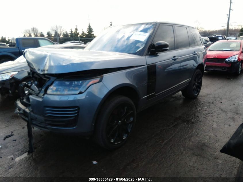 2020 LAND ROVER RANGE ROVER HSE VIN: SALGS2RU8LA599795