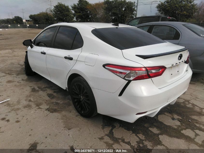 2020 TOYOTA CAMRY SE VIN: 4T1G11AK4LU383497