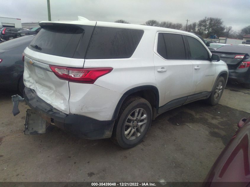 2020 CHEVROLET TRAVERSE LS VIN: 1GNERFKW0LJ183888