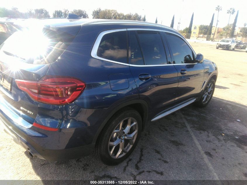 2020 BMW X3 SDRIVE30I VIN: 5UXTY3C06L9C32560