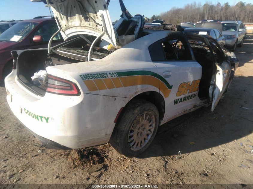 2021 DODGE CHARGER POLICE VIN: 2C3CDXKG6MH535960