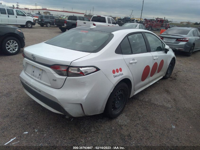 2022 TOYOTA COROLLA LE VIN: 5YFEPMAE9NP346421