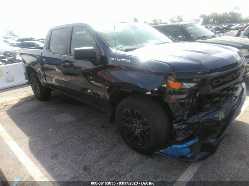 2022 CHEVROLET SILVERADO 1500 CUSTOM VIN: 1GCPABEK6NZ636815