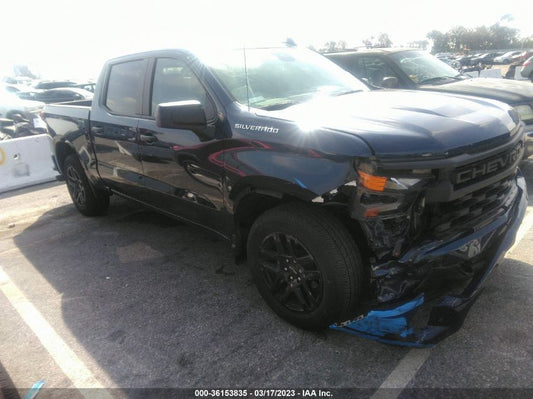 2022 CHEVROLET SILVERADO 1500 CUSTOM VIN: 1GCPABEK6NZ636815