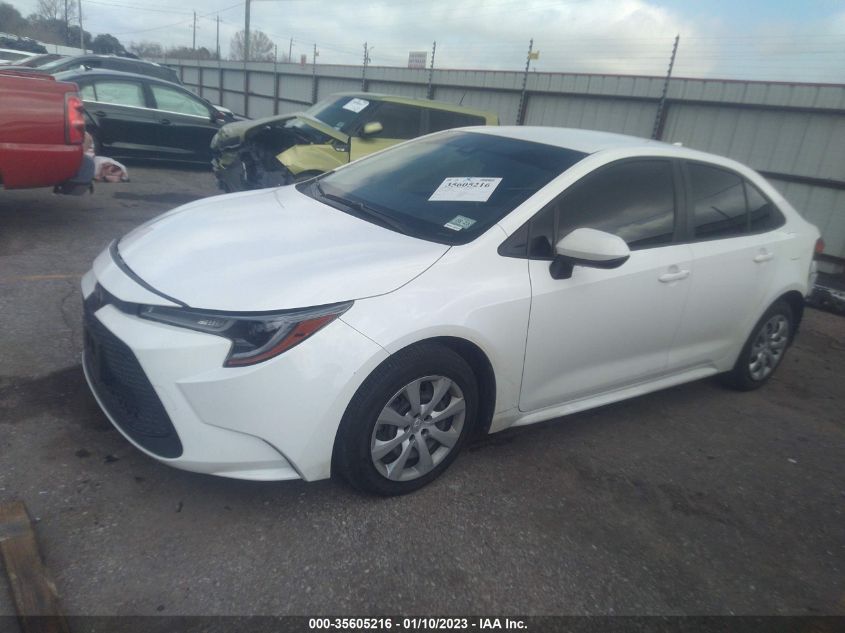 2021 TOYOTA COROLLA LE VIN: JTDEPMAE9MJ161000