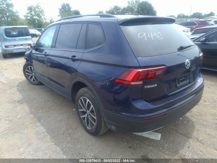 2021 VOLKSWAGEN TIGUAN S VIN: 3VV1B7AX1MM036786