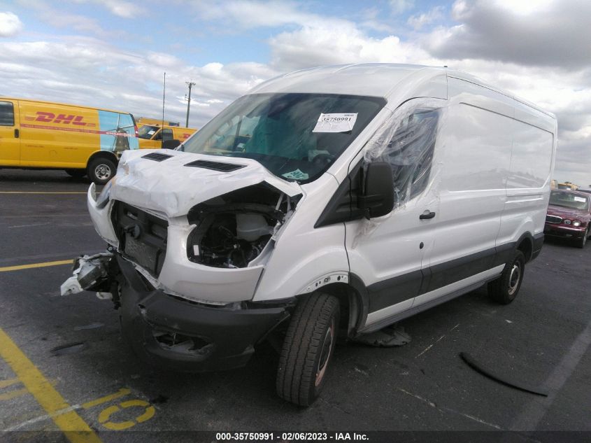 2022 FORD TRANSIT CARGO VAN VIN: 1FTBR1C80NKA44873