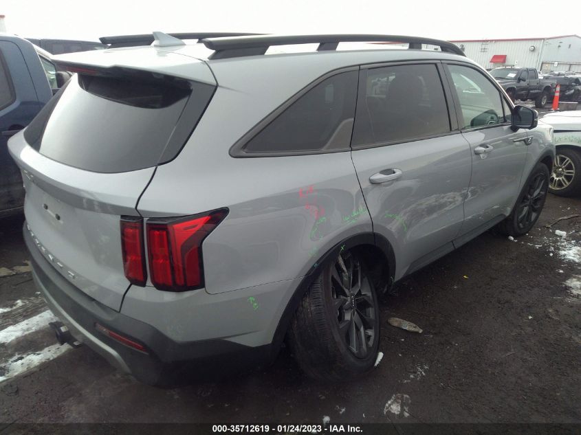 2022 KIA SORENTO X-LINE SX PRESTIGE VIN: 5XYRKDLF5NG104929