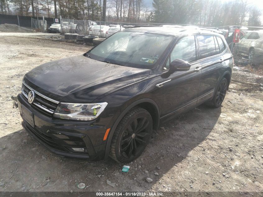 2021 VOLKSWAGEN TIGUAN SE/SE R-LINE BLACK/SEL VIN: 3VV2B7AX0MM118402