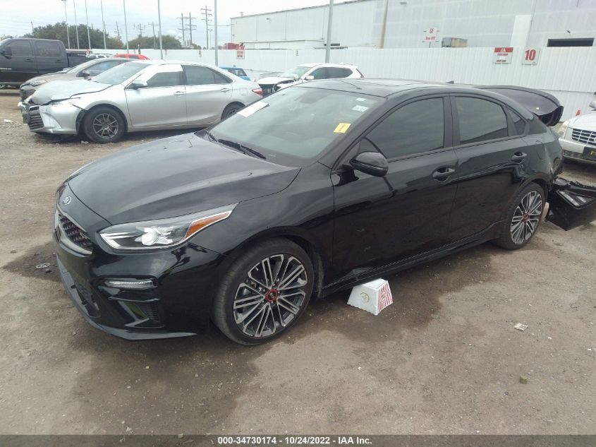 2021 KIA FORTE GT VIN: 3KPF44AC7ME314398