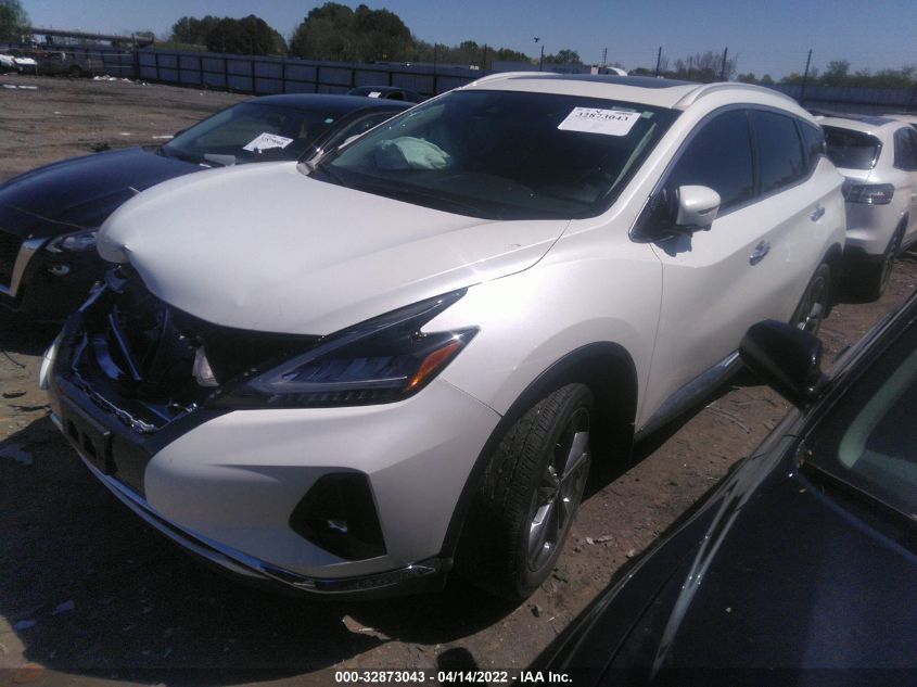 2021 NISSAN MURANO PLATINUM VIN: 5N1AZ2DJ3MC146532