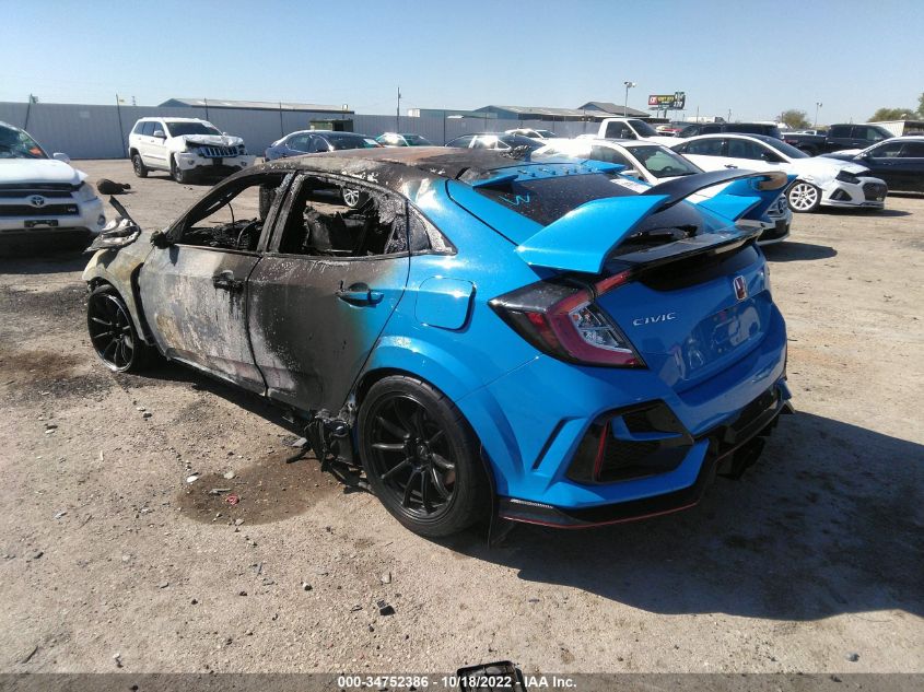 2021 HONDA CIVIC TYPE R TOURING VIN: SHHFK8G71MU203832