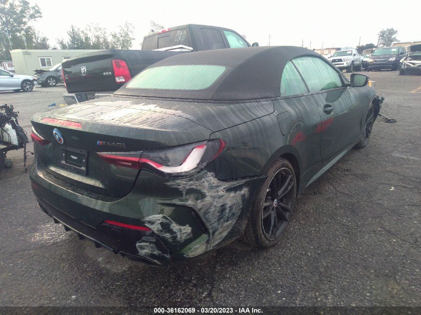 2023 BMW 4 SERIES M440I VIN: WBA53AT05PCL95457