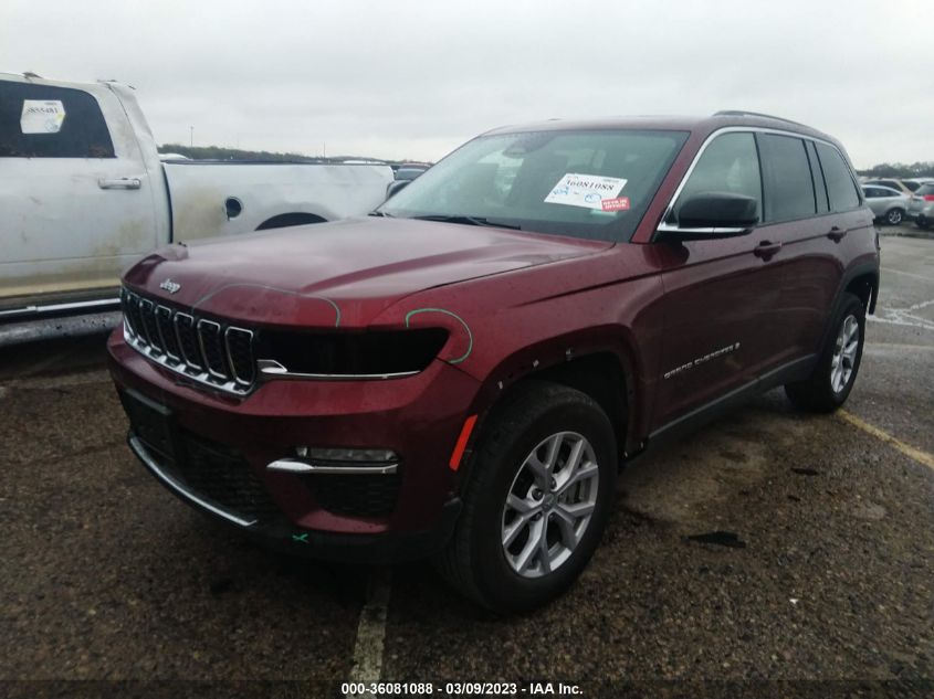 2022 JEEP GRAND CHEROKEE LIMITED VIN: 1C4RJHBG0N8557884