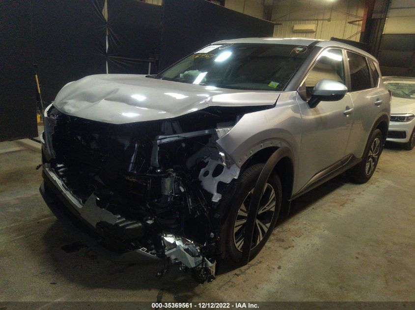 2022 NISSAN ROGUE SV VIN: 5N1BT3BB2NC674457