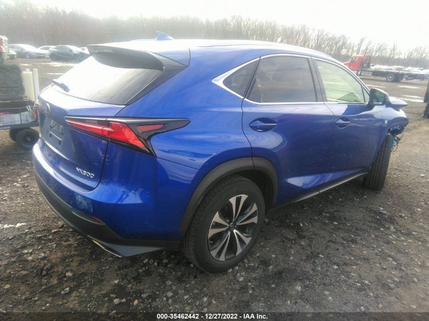 2021 LEXUS NX NX 300 F SPORT VIN: JTJSARDZ2M2264153