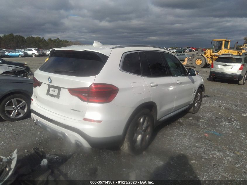 2021 BMW X3 SDRIVE30I VIN: 5UXTY3C09M9H33136