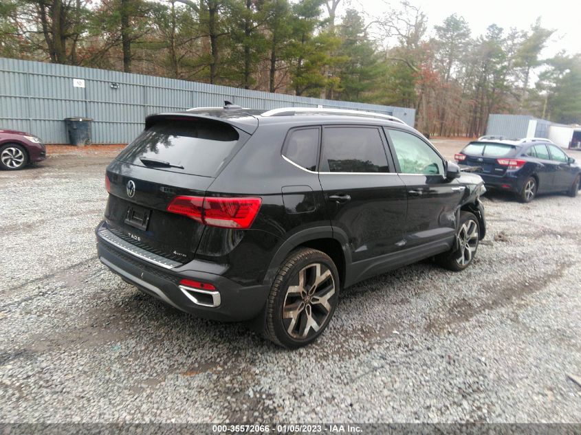 2022 VOLKSWAGEN TAOS SEL VIN: 3VV2X7B23NM052255