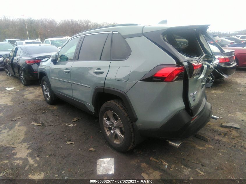 2022 TOYOTA RAV4 HYBRID XLE VIN: 4T3RWRFV5NU071033