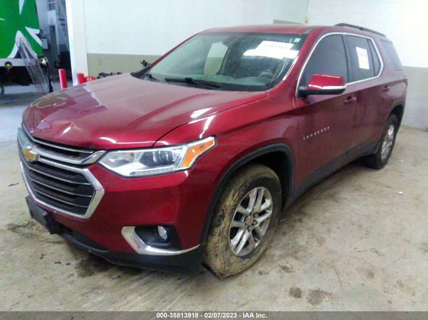 2021 CHEVROLET TRAVERSE LT CLOTH VIN: 1GNERGKWXMJ142840