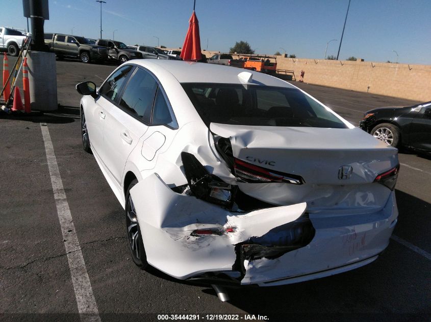 2022 HONDA CIVIC SEDAN EX VIN: 2HGFE1F77NH326694