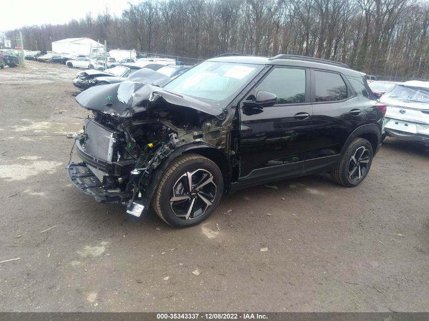 2022 CHEVROLET TRAILBLAZER RS VIN: KL79MUSL8NB082272