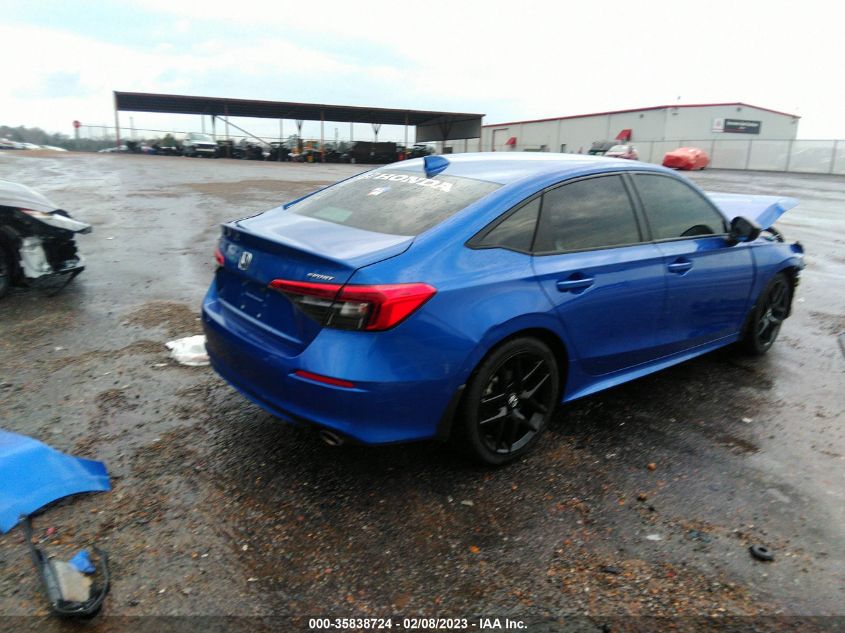 2022 HONDA CIVIC SEDAN SPORT VIN: 2HGFE2F53NH564210
