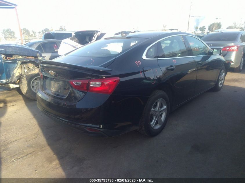 2022 CHEVROLET MALIBU LS VIN: 1G1ZB5ST4NF191716