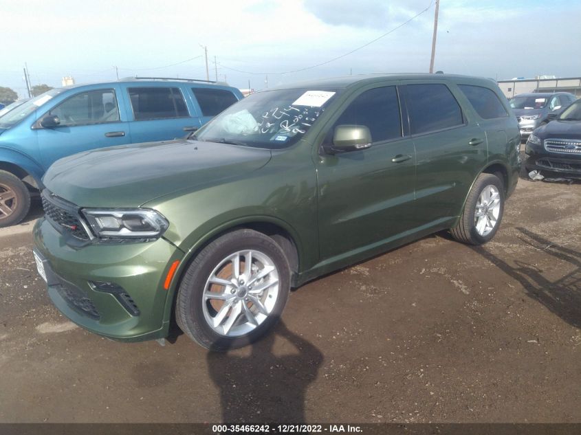 2022 DODGE DURANGO GT PLUS VIN: 1C4RDHDGXNC102980