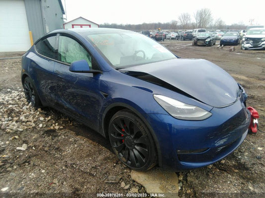 2022 TESLA MODEL Y PERFORMANCE VIN: 7SAYGDEF1NF397040